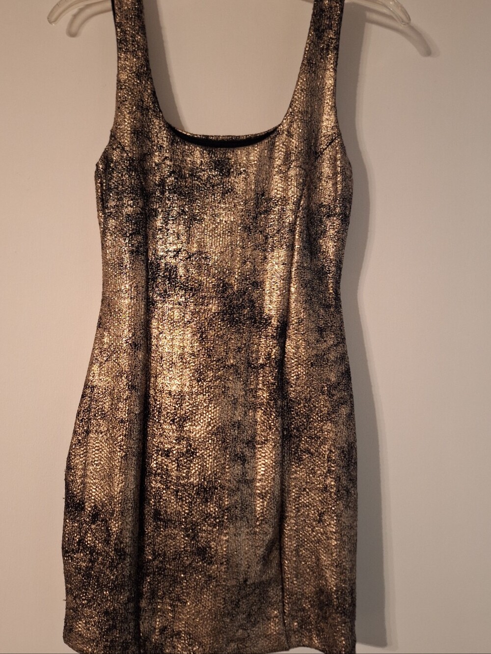 Metallic Textured Dress By Tart Size Small